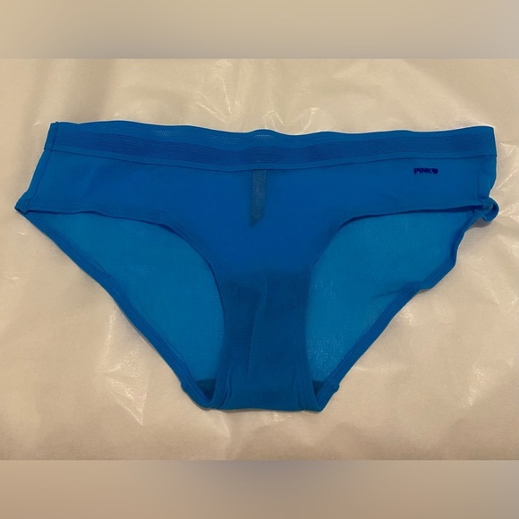 Victoria’s Secret Pink Blue Low Rise Retro Brief Size L New Without Tag - Picture 1 of 8